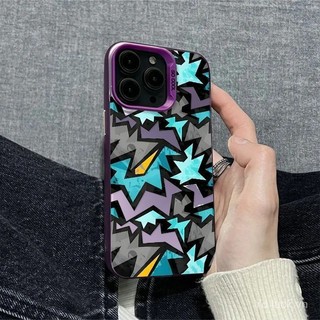 Ốp điện thoại bán chạy cảm giác cao cấp sáng tạo Lightning Niche Thích hợp cho iPhone 12pro 16pro 15 13 14pro 11 xsmax 16promax x 12promax 8plus Vỏ chống va đập