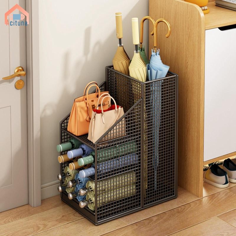 Giá đựng ô dù Hộp đựng đồ sử dụng thương mại, Giá đỡ ô thoát nước chắc chắn đa chức năng cho lối vào khách sạn
