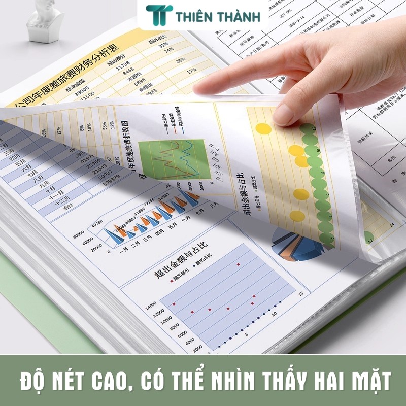 File Lá Đựng Tài Liệu A4 Siêu Bền– Tệp Hồ Sơ Nhựa Pastel Trong Suốt, Dễ Tìm Kiếm và Lưu Trữ Gọn Gàng
