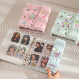 Sổ Đựng Card Binder Lông A5 Trái Tim Y2K Album Ảnh Idol Xinh Timo VPBL40