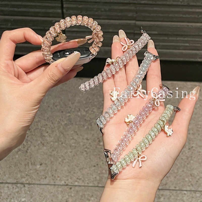 Dây đeo đàn hồi lấp lánh cho Huawei Band 11 Pro 8 9 10 Phụ kiện Vòng đeo tay cho Huawei Band Fit 3 4 4pro 2 Band