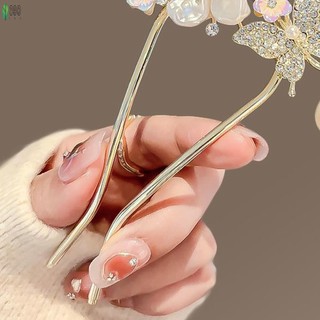 Tóc có bướm Hanfu phù hợp với hình chữ u và tua rua, dành cho tóc dài và dày