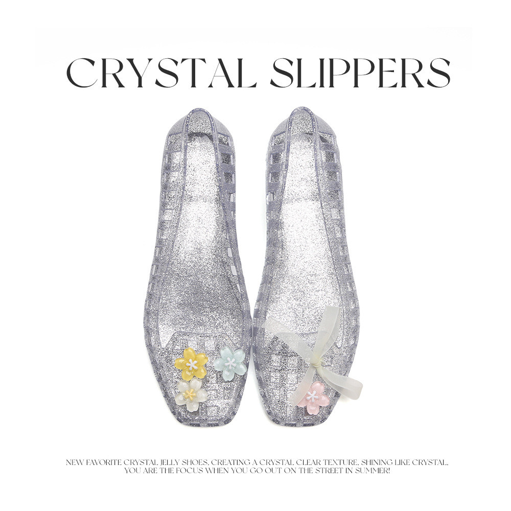 Giày sandal XIXITIAO Flat Ladies Phong cách Hàn Quốc Kỳ nghỉ bên bờ biển mùa hè thoải mái