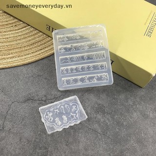 [savemoneyeveryday] Khuôn Làm Móng 3D Dụng Cụ Làm Móng Silicon Hoạt Hình Thắt Nơ Móng Tay Quyến Rũ Khuôn Phụ Kiện Móng Tay Nghệ Thuật Dụng Cụ Làm Móng Tay [vn]