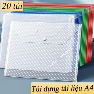 Túi Clear Bag Đựng Tài Liệu A4 Trong Suốt – Túi Đựng Tài Liệu Gọn Gàng, Tìm Kiếm Nhanh Chóng Tiện Lợi Cho Văn Phòng