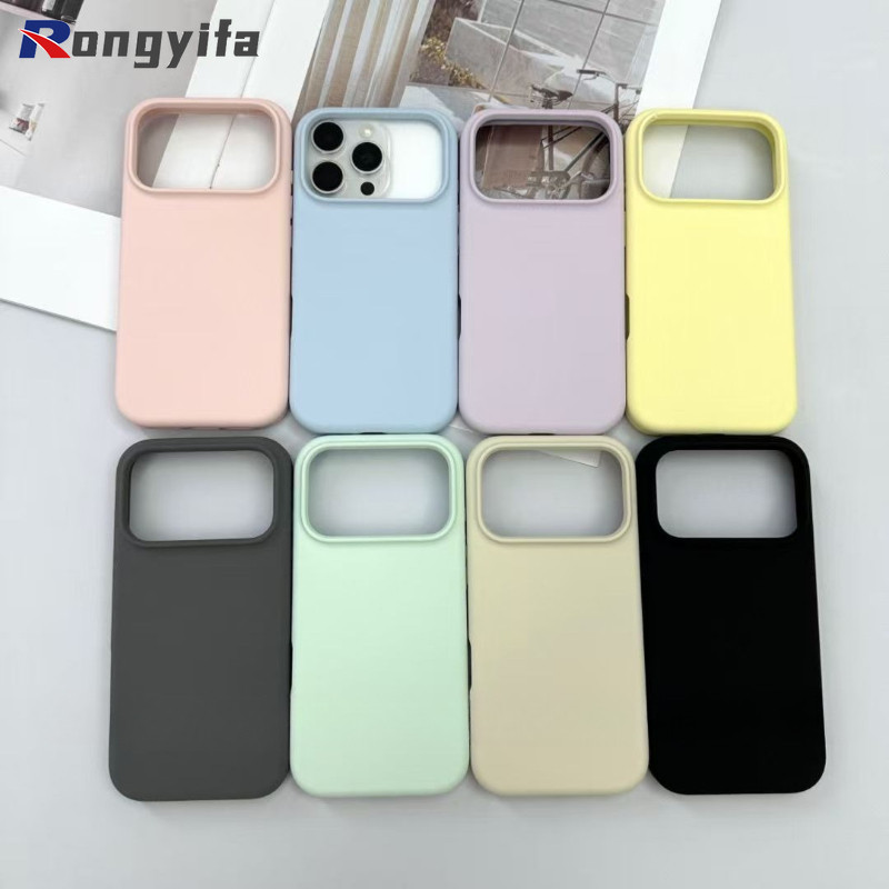 Vỏ Silicon Lỏng Giả Cho Samsung Galaxy A16 A06 A07 A17 A56 A36 A26 A35 A55 A34 5G 4G Mặt Sau Đơn Giản Vỏ Lông Cừu Màu Kẹo Dễ Thương Vỏ Điện Thoại Mềm Chống Rơi