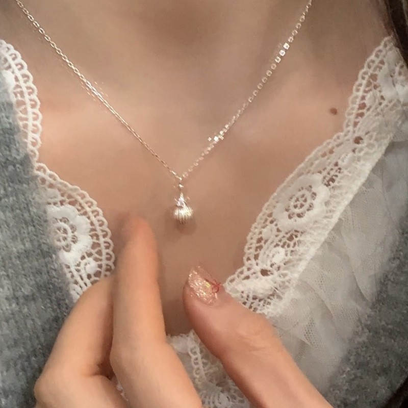 Dây Chuyền Bướm Đá Aquamarine 925 Không Phai Màu - Trang Sức Nữ Cao Cấp Phong Cách Ins