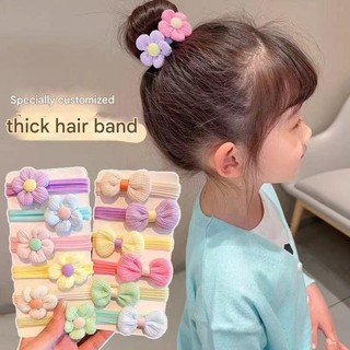 Dây buộc tóc nơ hoa cho trẻ em - Dây buộc tóc mềm mại cho bé