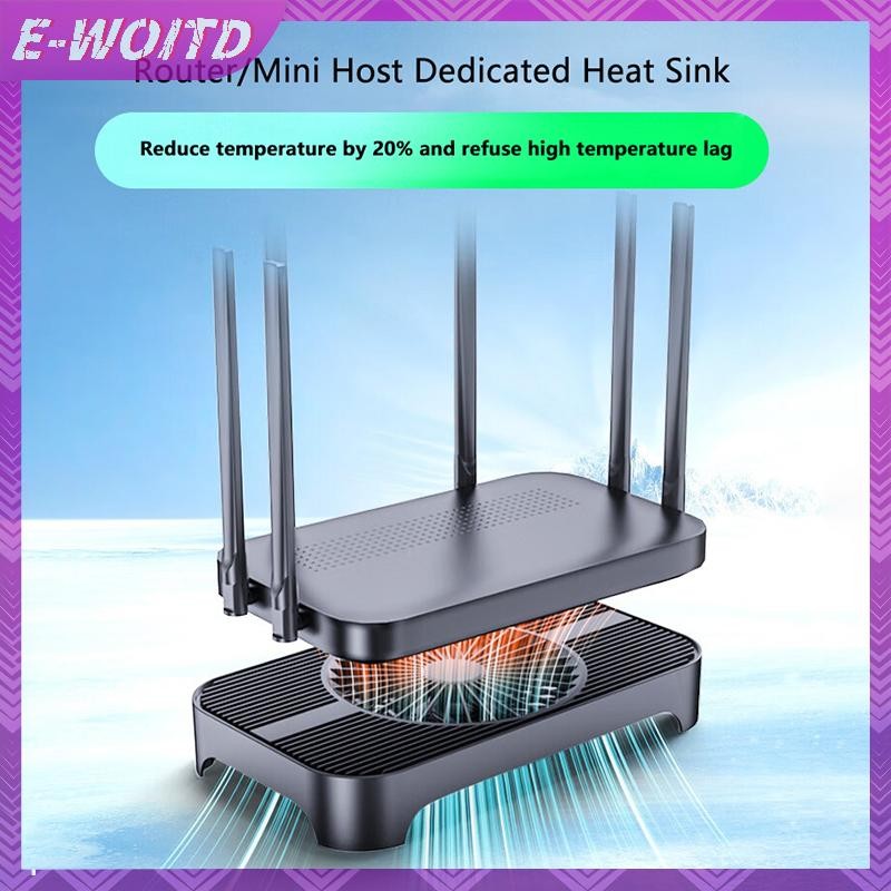 E-WOITD USB Router Cho PC Wifi Router Modem TV BOX STB Di Động Đĩa Cứng Laptop Quạt Làm Mát Giá Đỡ HNVN