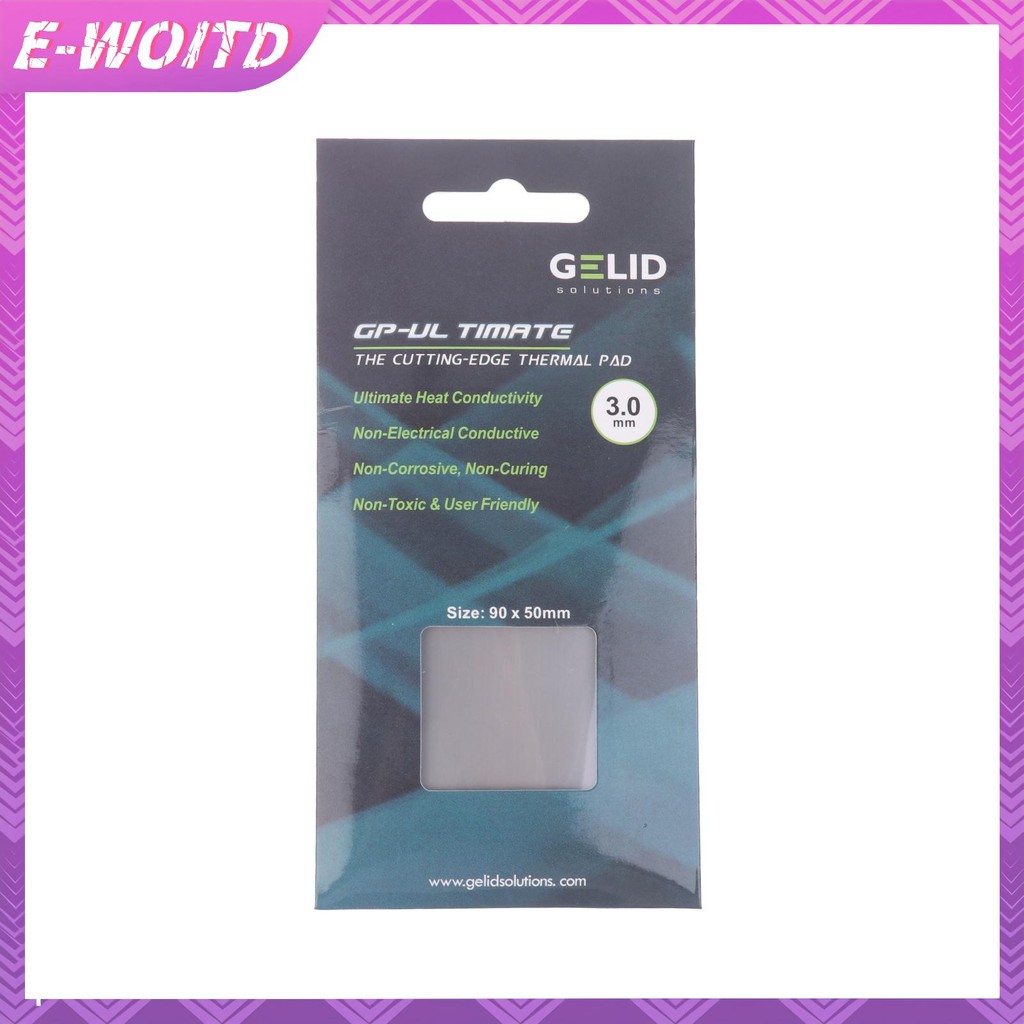 E-woitd Đa Kích Thước GP-Ultimate 15W / MK Tấm Nhiệt CPU / GPU Đồ Họa Bo Mạch Chủ Tấm Nhiệt Silicon Mỡ Miếng Lót Tản Nhiệt HNVN