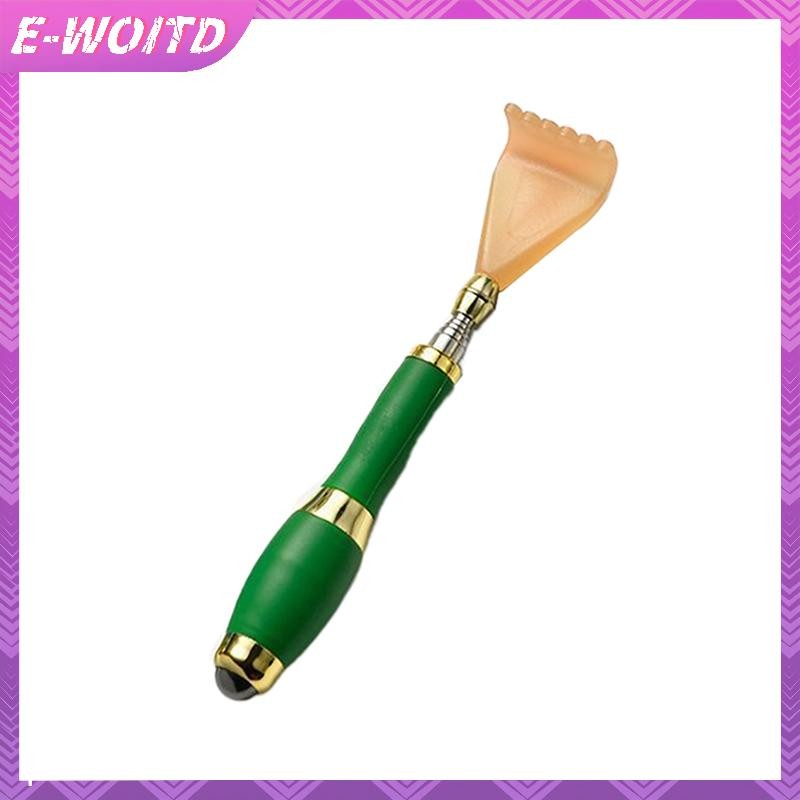 E-WOITD Dụng cụ cào lưng di động, mát xa gãi bằng kính thiên văn, gậy gãi ngứa, thân có thể mở rộng, massage toàn thân HNVN