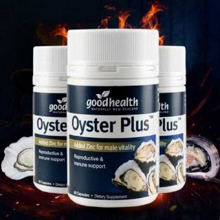 Tinh chất hàu New Zealand  Oyster Plus tăng cường sinh lý nam giới hộp 60 viên