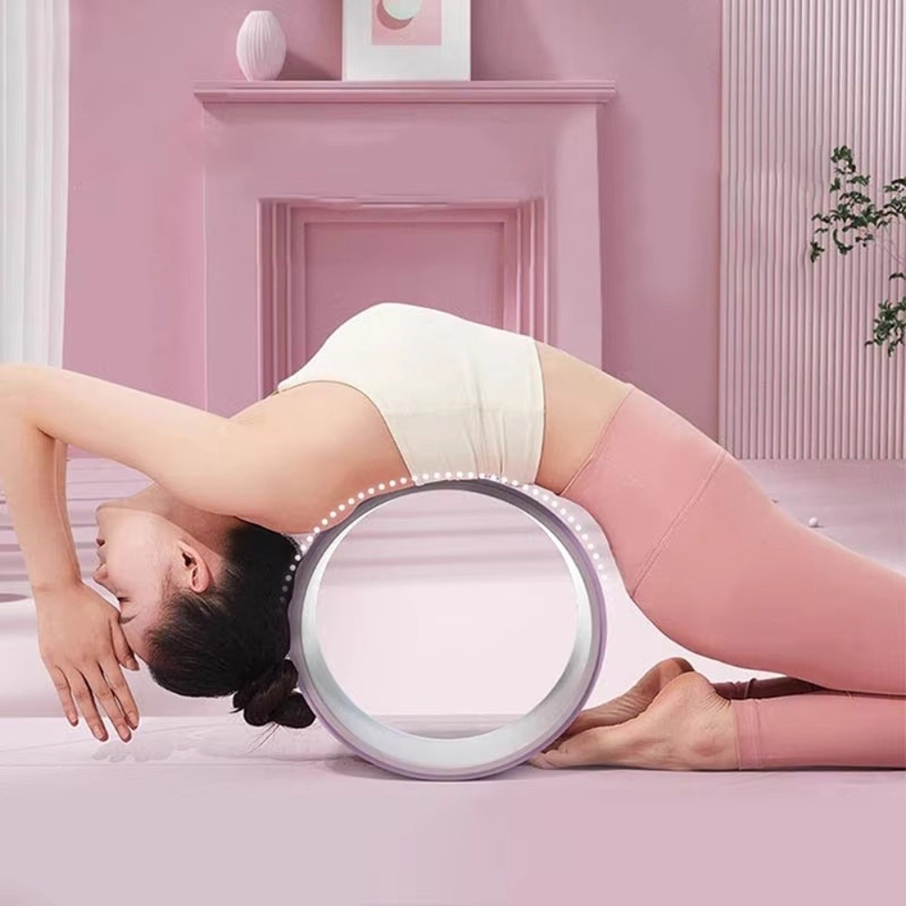 Bánh xe tập Yoga HOBBYIN, con lăn đa năng lưng, massage cơ bắp, dụng cụ phòng gym tại nhà