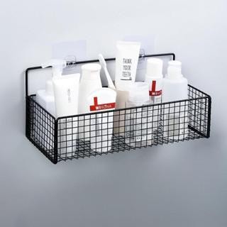 Kệ Đựng Đồ nhà tắm dán tường hình chữ nhật treo tường tiện lợi, kệ nhà tắm kệ thép sơn tĩnh điện cao cấp không rỉ