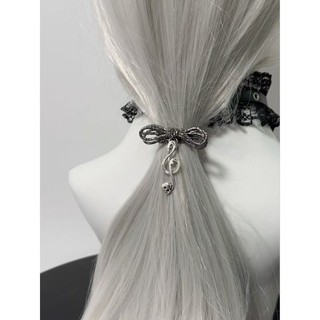 Chính Hãng Văn Hóa Châu Á Gothic Phụ Kiện Độc Đáo Punk Nơ Tóc Dây Tóc Phụ Kiện Tóc