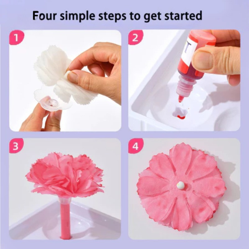 Bộ đồ Chơi Hoa DIY, Đồ Chơi Tô Màu Khoa Học Hoa, Đồ Chơi DIY Sáng Tạo Cho Mọi Lứa Tuổi