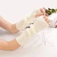 IAPPORTUNIA Bao tay giữ ấm cánh tay, Găng tay dài chống lạnh, Găng không ngón nữ phong cách dệt kim