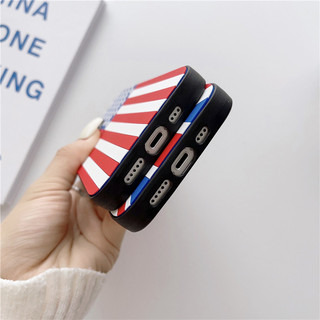 Ốp điện thoại minh họa hình cờ silicon 3D cho iPhone 17 16 15 13 14 12 11 7 8 X XR XS 17pro 17promax