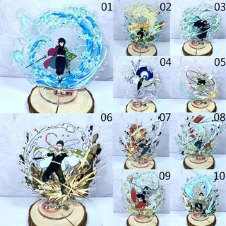 Mô Hình Acrylic 12cm Demon Slayer – Standee Kimetsu no Yaiba, Quà Tặng Anime, Trang Trí Bàn