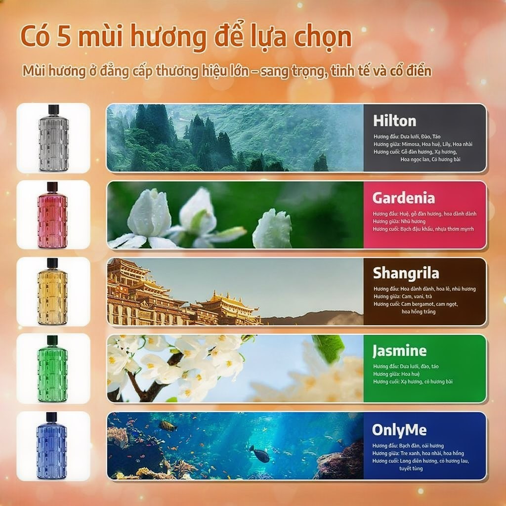 Máy Xông Tinh Dầu & Tạo Ẩm 3 trong 1 | Khuếch Tán Nhanh, Vận Hành Êm Ái | Làm Sạch Không Khí, Thơm Phòng Hiệu Quả