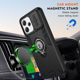 Dành Cho Redmi 12 4G / 5G Ốp điện thoại Có Chân Đế Giáp Lưng TPU Mềm Edge Bảo Vệ Ống Kính Máy Ảnh Chống Sốc Mỏng Bao