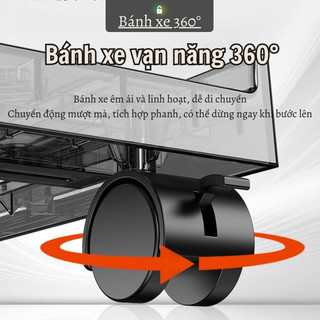 Chân Kê CPU Bunnies House Gắn Bánh Xe, Dễ Dàng Di Chuyển, Mở Rộng Linh Hoạt