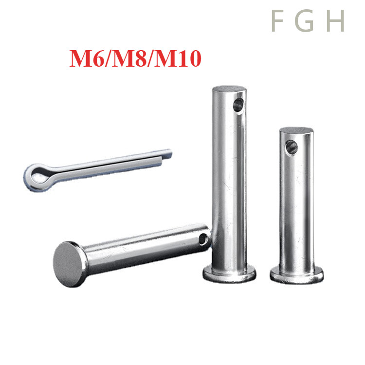 [Fghdw-1-y] Trục gài chốt chẻ, chốt định vị bắt chốt chẻ，Chốt chẻ inox ...