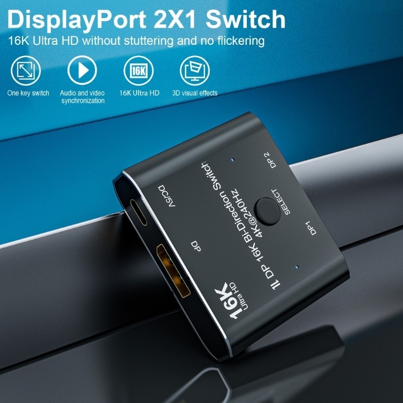 Two Directional 4K@240Hz  Switcher for Seamless  Resolution Video
