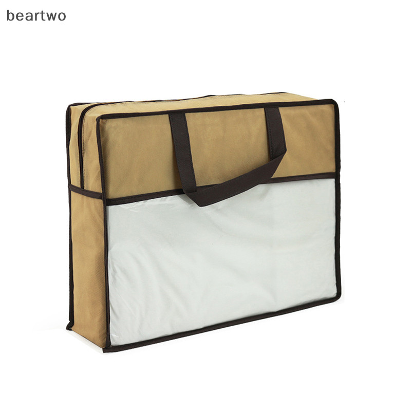 < Beartwo > Túi đựng quần áo Quilt Chăn chăn bông Dung tích lớn Túi Sorg Tủ quần áo chống bụi Bảo quản dưới giường Tổ chức chống ẩm Đẹp