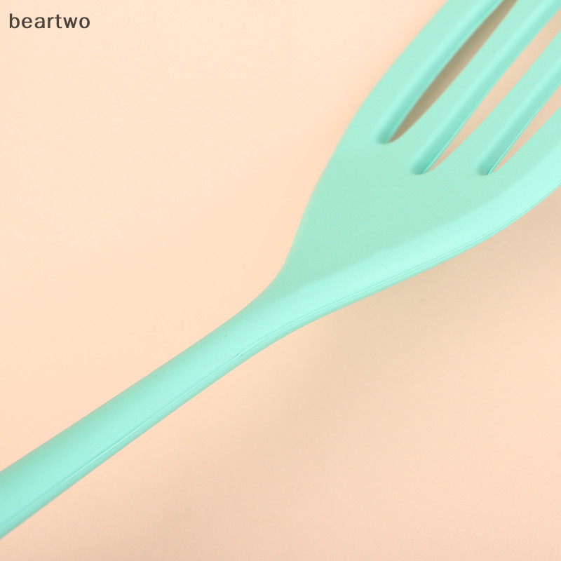< Beartwo > 1 Xẻng Chiên Silicon Tích Hợp Nhỏ Nấu Ăn Bít Tết Xẻng Chiên Nhà Bếp Chiên Trứng Chiên Cá Xẻng Dụng Cụ Nấu Ăn Đẹp