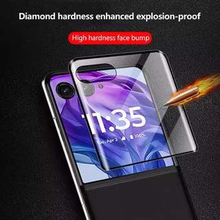 Kính che phủ toàn diện 9D cho Motorola Razr 50 Ultra Razr 2024 50 Plus 2024 Razr + 2024 Tấm bảo vệ màn hình Phim cường lực chống bụi
