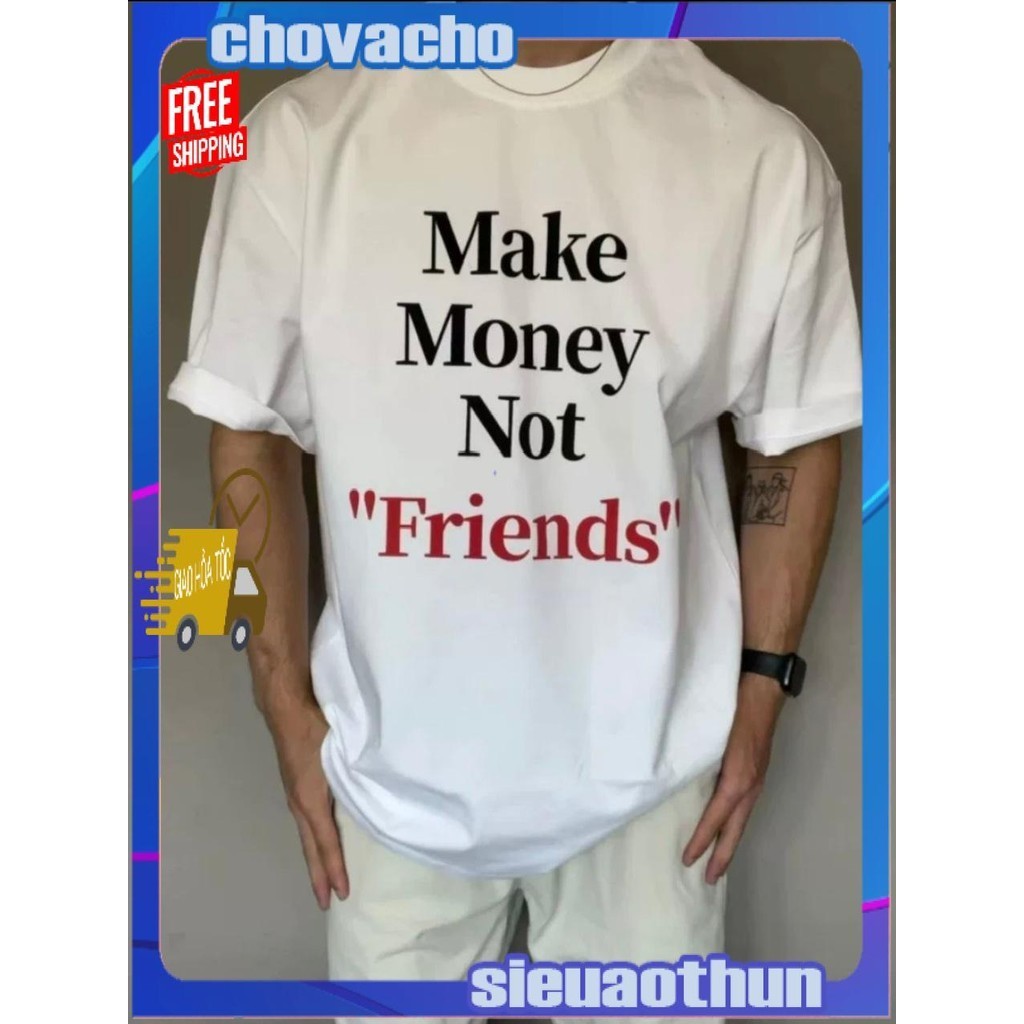 Áo thun Stee Cổ tròn FRIENDS Localbrand ICVCVNI Unisex