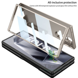 Siêu Mỏng Với Phim Gấp Ốp Lưng Samsung Galaxy Z Fold 6 Z Fold 5 Vỏ Thân Thiện Với Da PC Cứng Vỏ Chống Trầy Xước