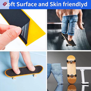 Alik Fingerboard Foam Grip Tapes Cho Ngón Tay SkateBoard Chống Trơn Trượt Ván Ngón Tay Sàn Băng Dính Dán Grip Tapes Đen Mat VN