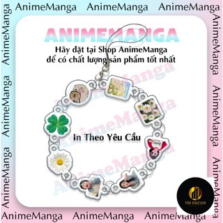 Phonestrap in theo yêu cầu móc treo điện thoại dễ thương cắt mặt theo yêu cầu Charm( 2 đầu nối )
