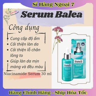 [auth] Serum Niacinamide sáng trắng da se khít lổ chân lông Balea Đức [ Nội địa Đức Đủ Bill] [Hot] .