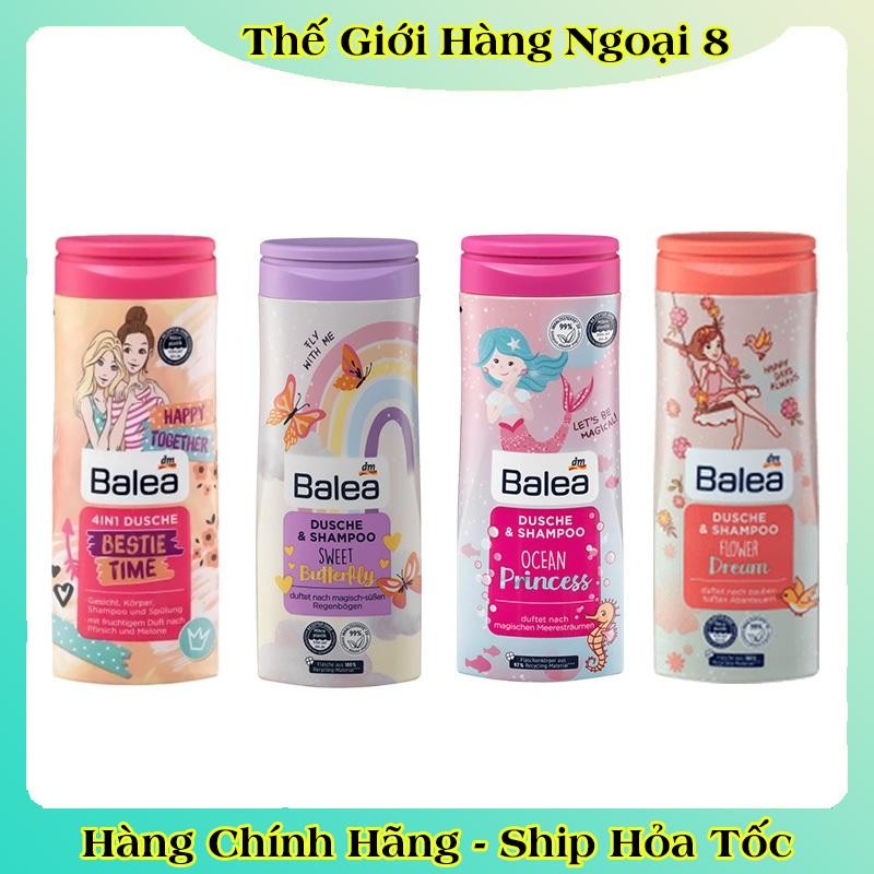 [auth] Sữa tắm gội Balea cho bé trai và bé gái 300ml- Nội địa Đức Đủ Bill [Hot]