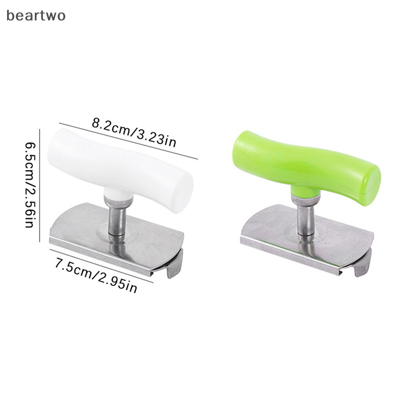 < Beartwo > Hướng dẫn sử dụng chống trượt Dụng cụ mở hộp bằng thép không gỉ có thể điều chỉnh Dụng cụ mở chai Dụng cụ mở chai Tiện ích gia dụng Phụ kiện tiện ích đẹp