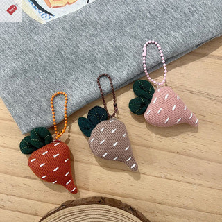 ALIK Hoạt Hình Sang Trọng Cà Rốt Móc Khóa Búp Bê Nhồi Bông Dễ Thương Móc Khóa Vải Thỏ Búp Bê Túi Đi Học Mặt Dây Chuyền Cho Bé Gái Quà Tặng Sinh Nhật VN