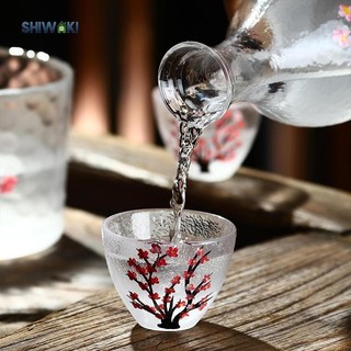 Bộ Rượu Sake Thủy Tinh Bộ Quà Tặng Nhật Bản 1 1 Bình Sake Và 4 Cốc Sake Cho Nhà Hàng Nhà Bếp Lễ Tạ Ơn Tiệc Gia Đình