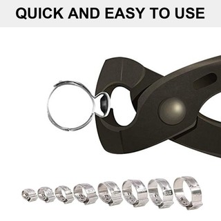 Cutep 130 Chiếc Đơn Tai Kẹp Bộ Chuyên Nghiệp Ngăn Ngừa Rò Rỉ Phụ Kiện Khớp Thép Không Gỉ