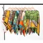 Khăn lụa MERIGGIARE, Khăn chui đầu in hình nữ, Khăn choàng Hijab thương hiệu sang trọng 110x110cm