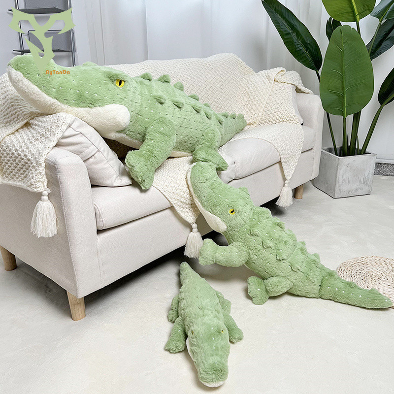 Mô Phỏng Cá Sấu Sang Trọng Gối Mềm Kích Thước Lớn 55-115cm Gấu Bông Búp Bê Phòng Ngủ Đệm Sofa Mềm Mại Thoải Mái Đồ Chơi Trẻ Em Quà Tặng Sinh Nhật Quà Tặng Giáng Sinh