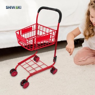 Siêu Thị Thu Nhỏ Handcart Chụp Ảnh Đạo Cụ Vui Nhộn Nhập Vai Đồ Chơi Búp Bê Bộ Sưu Tập Giỏ Hàng Cho Trẻ Em Trẻ Em Bé Trai Bé Gái