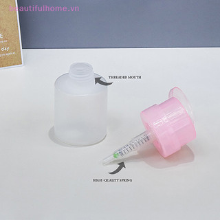[Beautifulhome] Máy bơm ép rỗng 60ML Nhựa có thể khóa được Móng tay chống rò rỉ Ba Lan Tẩy chai ép Dụng cụ trang điểm Lưu trữ chất lỏng [làm đẹp]