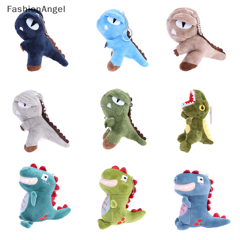 FashionAngel Mềm Mại Sang Trọng Nhồi Bông Búp Bê Tyrannosaurus Móc Khóa Túi Mặt Dây Chuyền Trẻ Em Quà Tặng TH