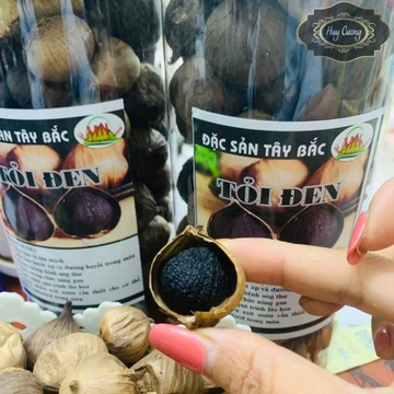 Tỏi đen cô đơn loại 1, tỏi đen một nhánh Yên Châu, Sơn La (500g, 1kg), đặc sản tỏi đen 1 nhánh Tây Bắc lên men tự nhiên