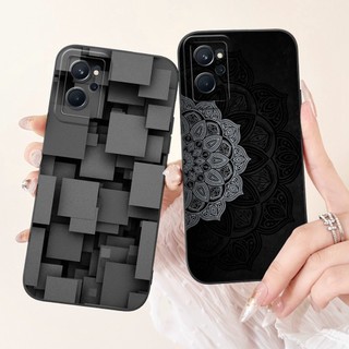 Dành Cho Vỏ Bảo Vệ Ống Kính Realme 9i Realme9i 4G RMX3941 Vỏ Điện Thoại Silicon Mềm Sơn Thời Trang