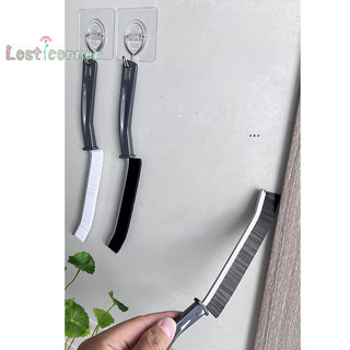 [Lostcorner] Bàn chải nhà vệ sinh Ngói nhà bếp Làm sạch góc chết al Khe cắm cửa sổ Bàn chải bụi rãnh Bàn chải làm sạch lông cứng [Mới]