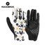 Rockbros Găng Tay Đi Xe Đạp Full Ngón Thoải Mái Thoáng Khí Full Lòng Bàn Tay Chống Trơn Trượt Màn Hình Găng Tay Xe Đạp Có Thể Cảm Ứng Cho Xe Đạp Đường Bộ MTB